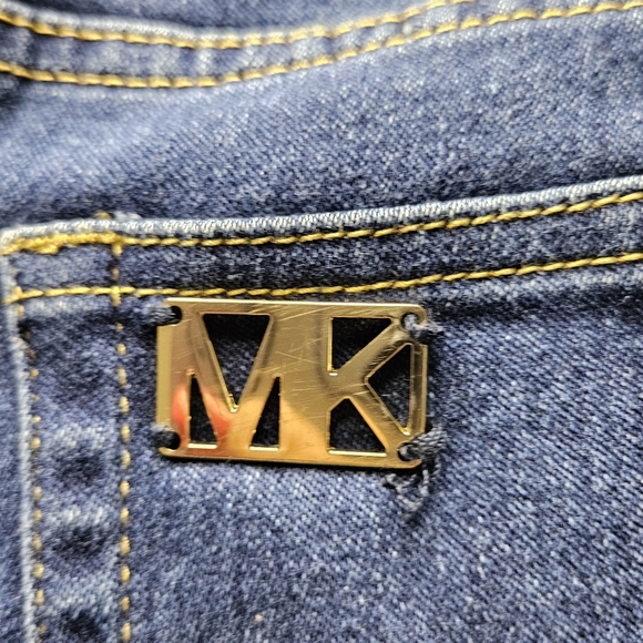 Michael Kors Dark Blue Straight Leg Jeans - Picture 3 of 3